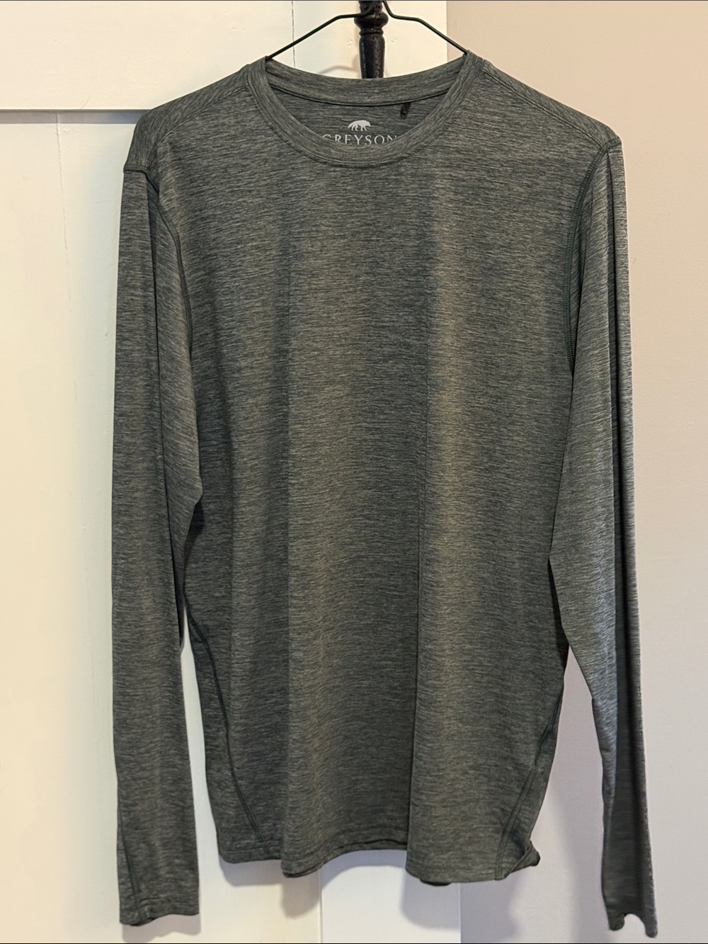 Greyson Gray Heather Tee with Bear Logo 17